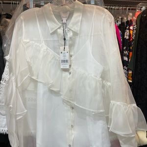 CINQ A SEPT Blouse NWT Size S